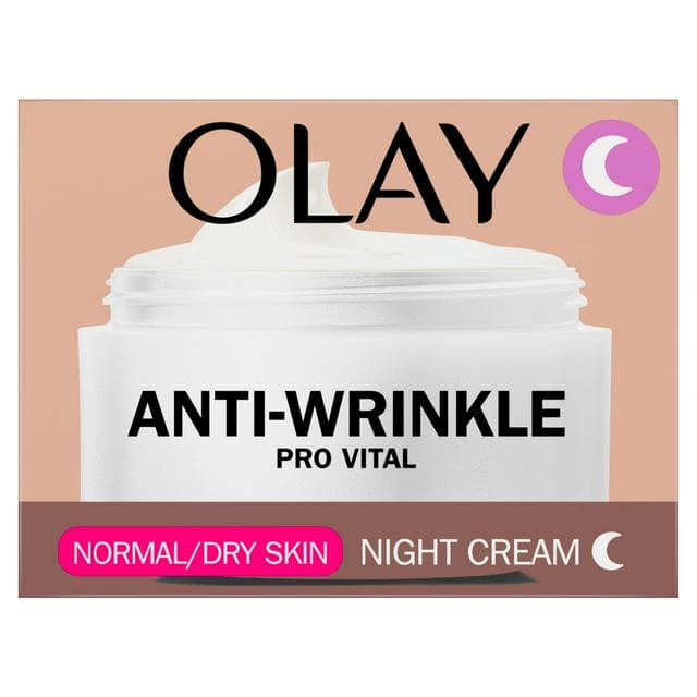 Olay Anti Wrinkle Pro Vital Night Cream For Mature Skin 50ml - gallery image 1