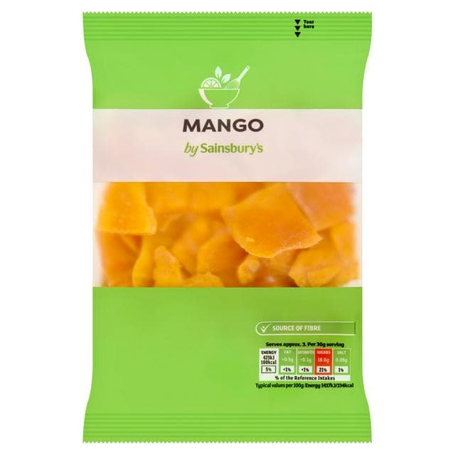 Sainsbury's Dried Mango 100g - gallery image 1