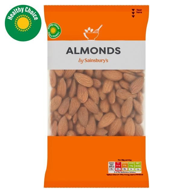 Sainsbury's Whole Almonds 300g - gallery image 1