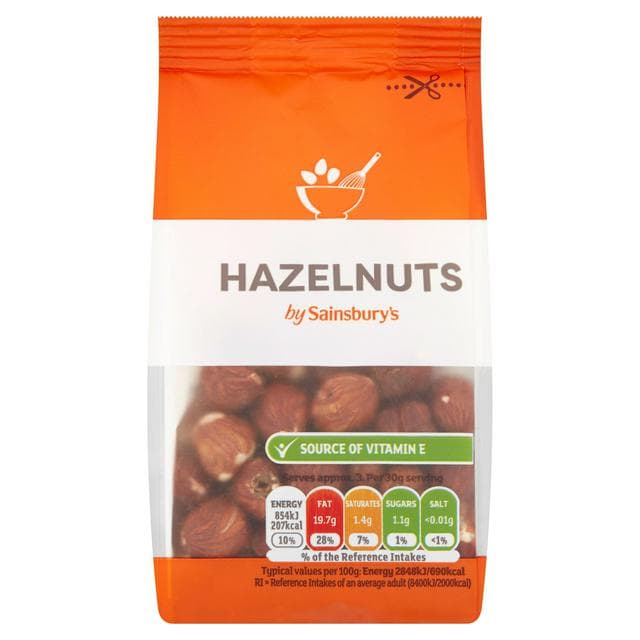 Sainsbury's Snack Hazelnut Kernels 100g - gallery image 1