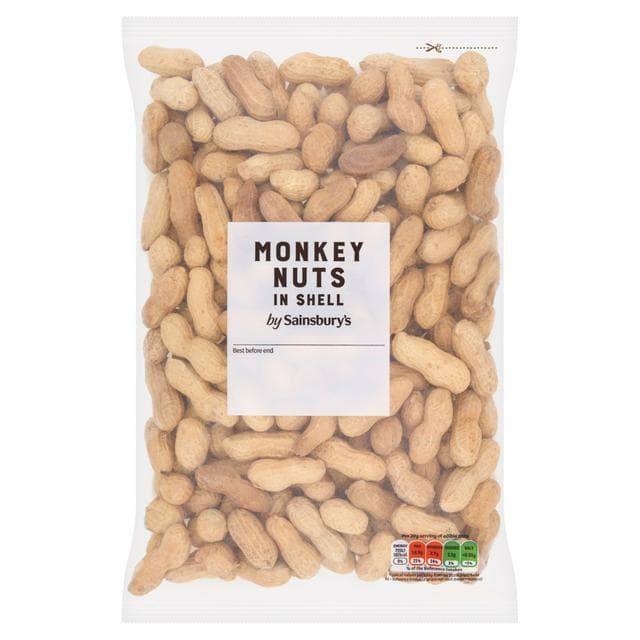 Sainsbury's Monkey Nuts in Shell 500g - gallery image 1