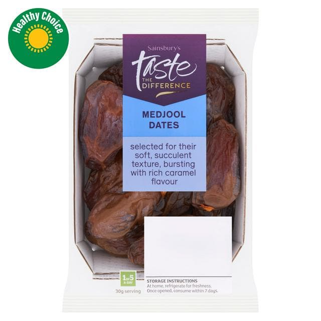 Sainsbury's Medjool Dates, Taste the Difference 200g - gallery image 1