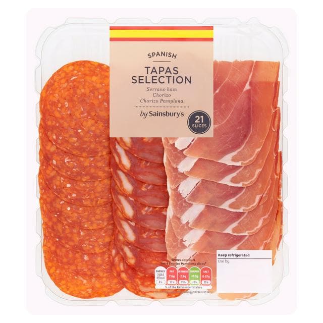Sainsbury's Spanish Tapas Selection 120g - gallery image 1