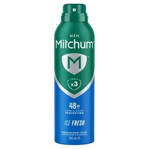 Mitchum Men Triple Odor Defense Protection Ice Fresh Anti-perspirant & Deodorant 200ml