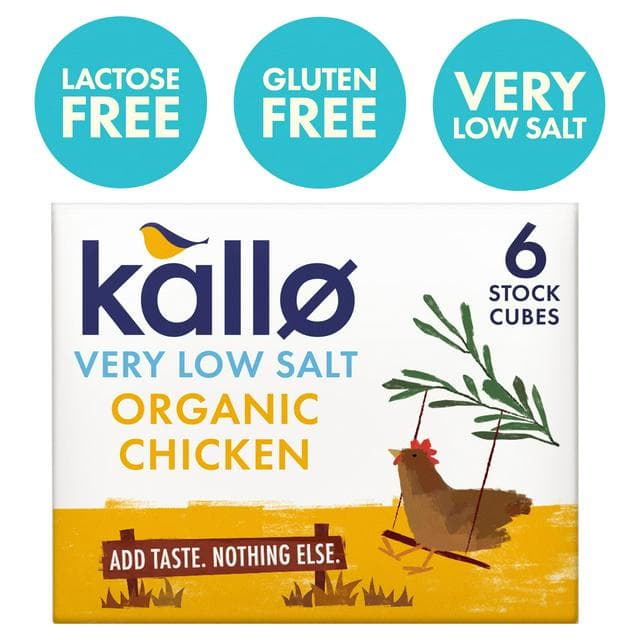 Kallo Very Low Salt Chicken Stock Cubes 6x8g - gallery image 1