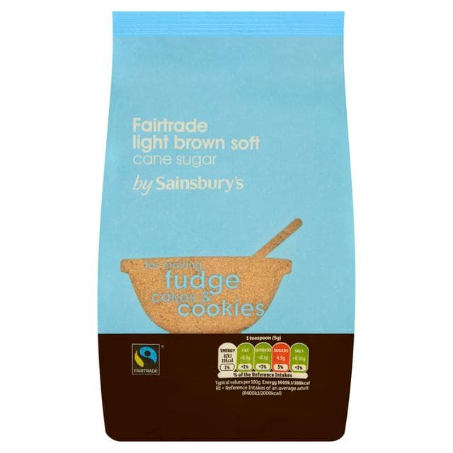 Sainsbury's Fairtrade Light Soft Brown Sugar 500g - gallery image 1
