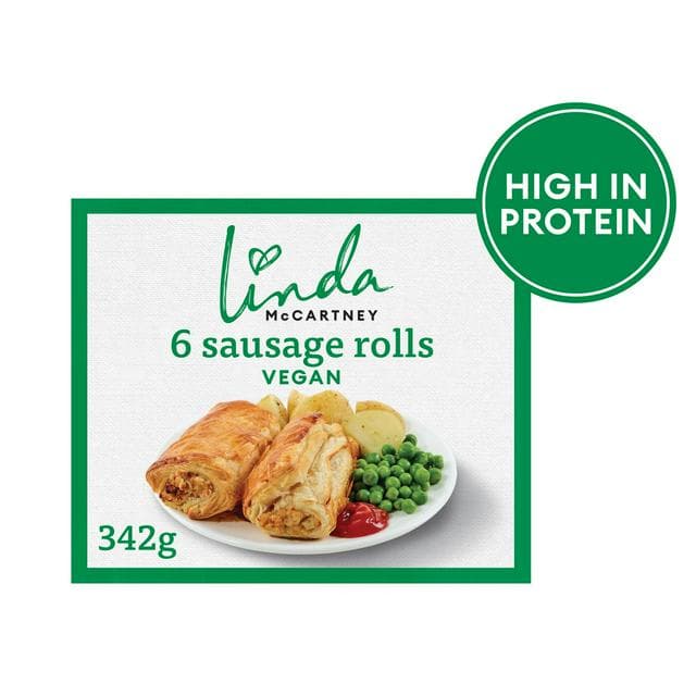 Linda McCartney Sausage Roll x6 342g - gallery image 1
