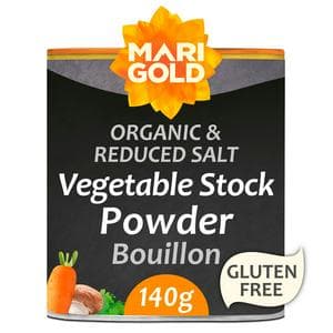 Marigold Reduced Salt Organic Bouillon Powder 140g