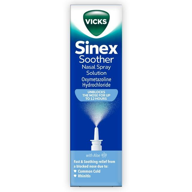 Vicks Sinex Soother Decongestant Nasal Spray For Blocked Nose 15ml - gallery image 1