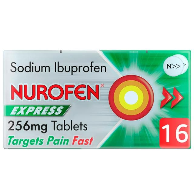 Nurofen Express Ibuprofen Pain Relief 200mg Tablets x16 - gallery image 1