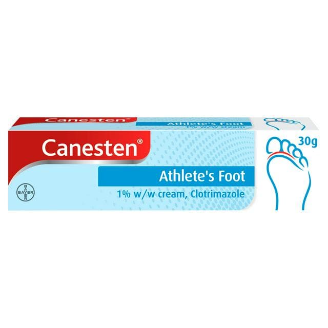 Canesten Athlete's Foot Dual Action Cream 30g - gallery image 1