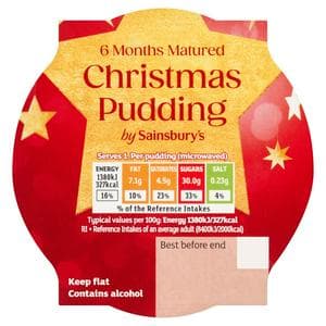 Sainsbury's 100g Christmas Pudding
