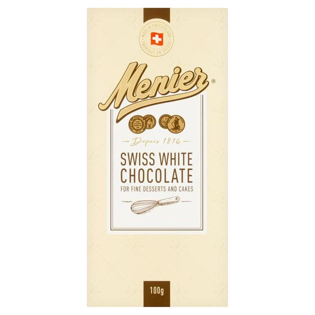 Menier Swiss White Cooking Chocolate 100g - gallery image 1