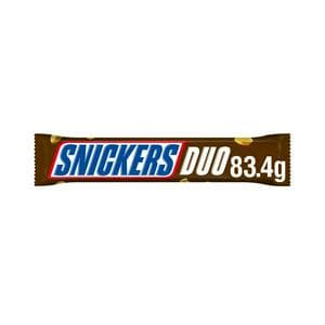 Snickers 69g Duo Peanut & Caramel Chocolate Bar