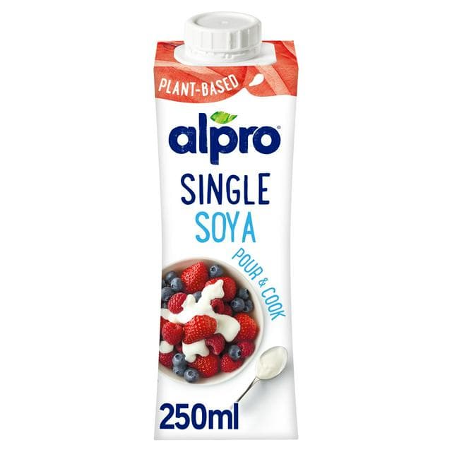 Alpro Soya Chilled Alternative to Single Cream 250ml - gallery image 1