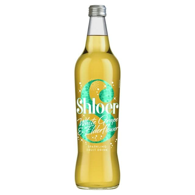 Shloer Elderflower & White Grape Sparkling Juice Drink 750ml - gallery image 1