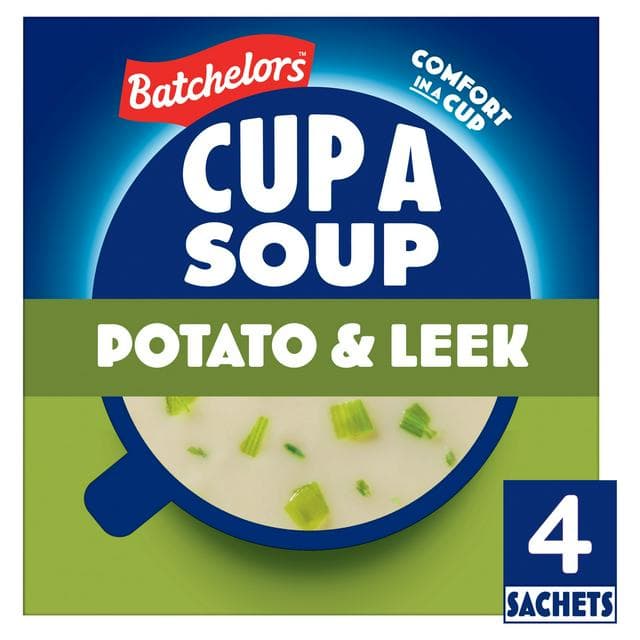 Batchelors Cup a Soup, Potato & Leek x4 107g - gallery image 1