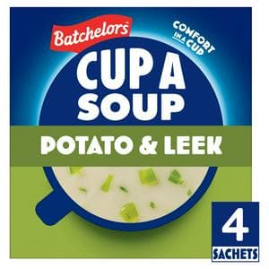 Batchelors Cup a Soup, Potato & Leek x4 107g