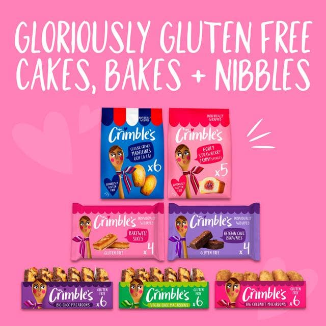 Mrs Crimble's Gluten Free Bakewell Slices x4 200g - gallery image 3