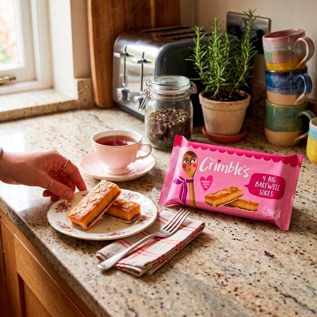 Mrs Crimble's Gluten Free Bakewell Slices x4 200g - gallery image 4