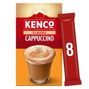 Kenco Cappuccino Instant Coffee x8 Sachets