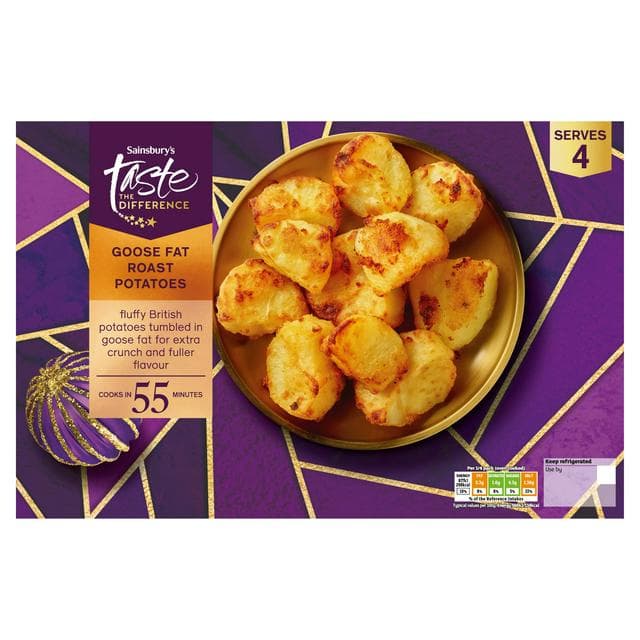 Sainsbury's 800g Goose Fat Roast Potatoes with a Crispy Coasting, Taste the Difference - gallery image 1
