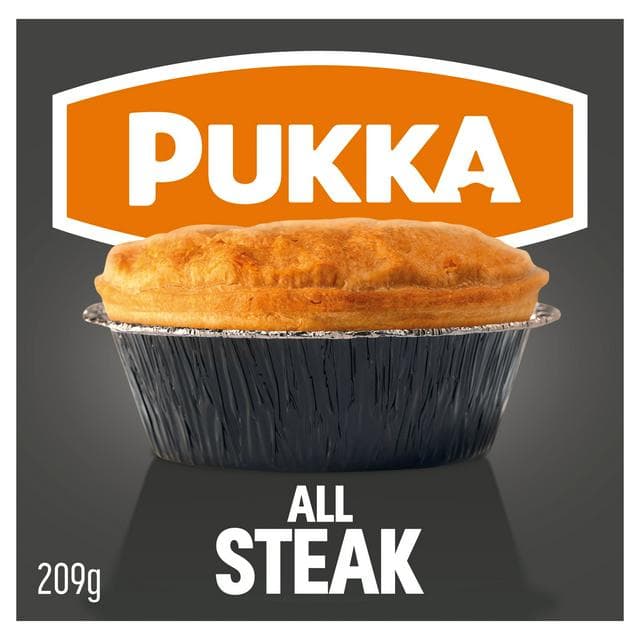 Pukka Pies All Steak Pie 209g - gallery image 1
