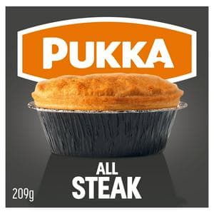 Pukka Pies All Steak Pie 209g