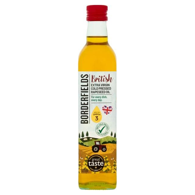 Borderfields British Cold Pressed Rapeseed Oil 500ml - gallery image 1