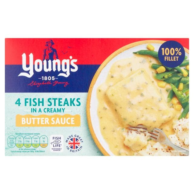 Young's Fish In Butter Sauce 560g - gallery image 1