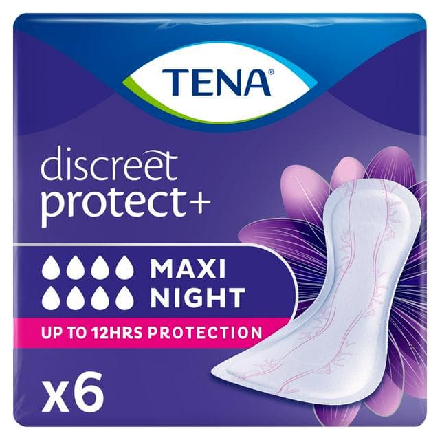 TENA Lady Maxi Night Incontinence Pads x6 - gallery image 1