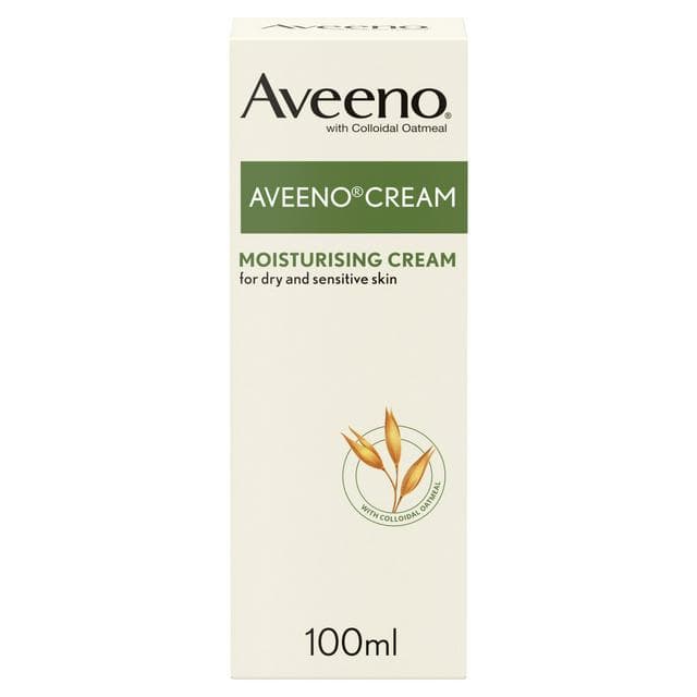 Aveeno Cream Dry & Sensitive Skin Moisturiser 100ml - gallery image 1