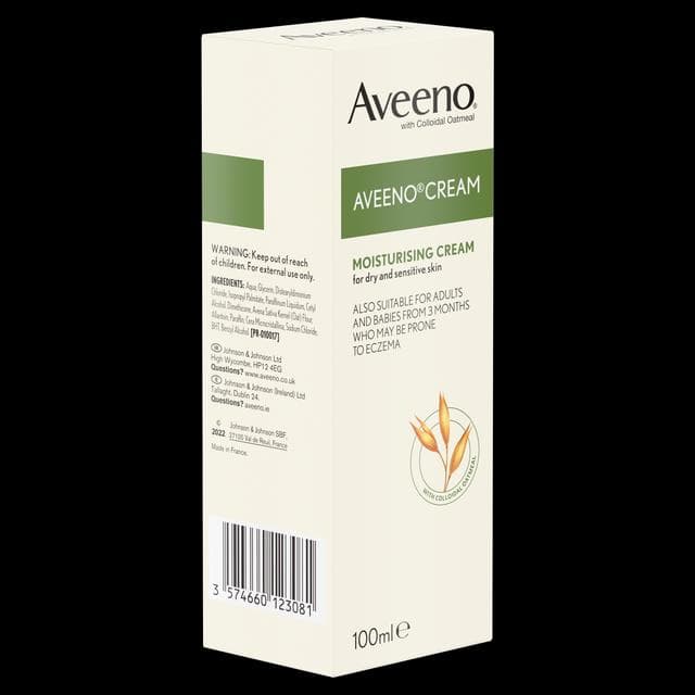 Aveeno Cream Dry & Sensitive Skin Moisturiser 100ml - gallery image 6