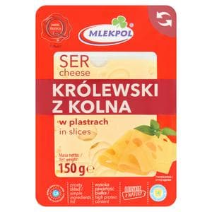 Mlekpol Krolewski Z Kolna Cheese Slices 150g