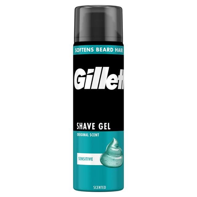 Gillette Sensitive Skin Shaving Gel 200ml - gallery image 1