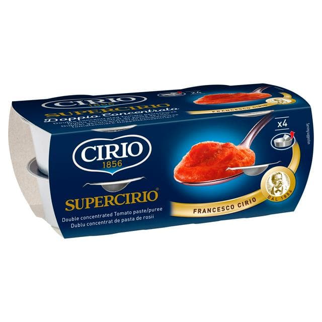 Cirio Tomato Puree, Double Concentrated 4x70g - gallery image 1