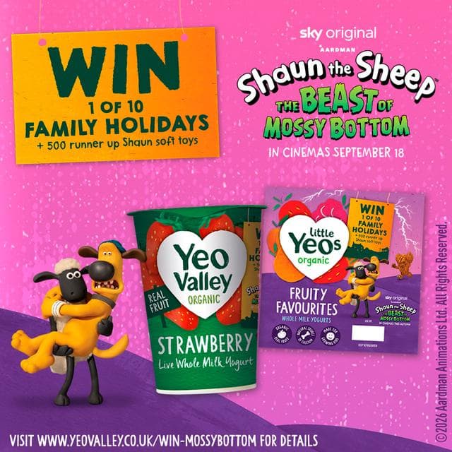 Yeo Valley Organic Little Yeos Fruity Favourites Kids Yogurt Selection 4x85g - gallery image 2