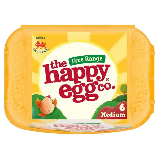The Happy Egg Co. Free Range Medium x6 - gallery image 1