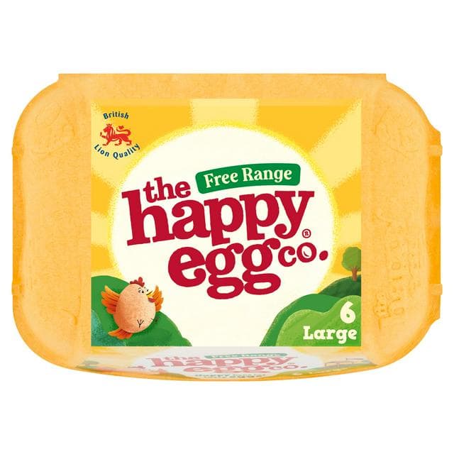 The Happy Egg Co. Free Range Large x6 - gallery image 1