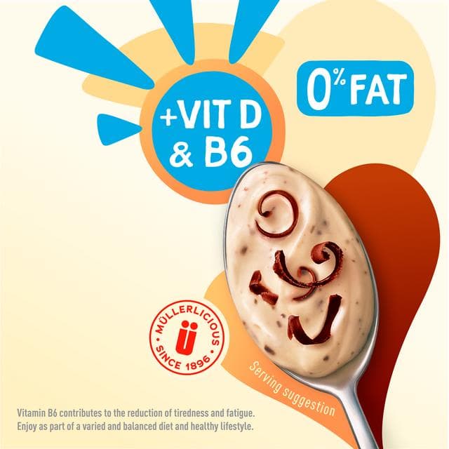 Muller Light Fat Free Vanilla Yogurt with Chocolate Sprinkles 160g - gallery image 2