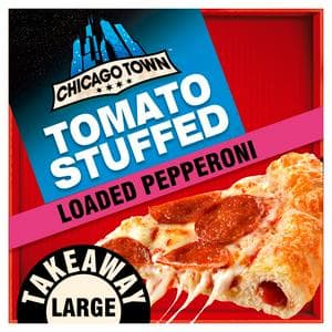 Chicago Town Takeaway Large Stuffed Pepperoni Pizza 645g