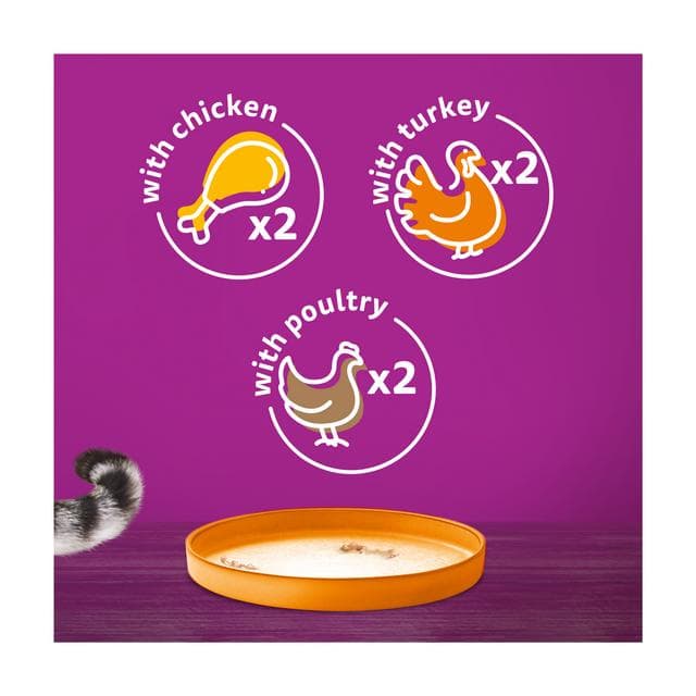 Whiskas Farm Menu in Jelly Adult Wet Cat Food Tin 6 x 400g - gallery image 3