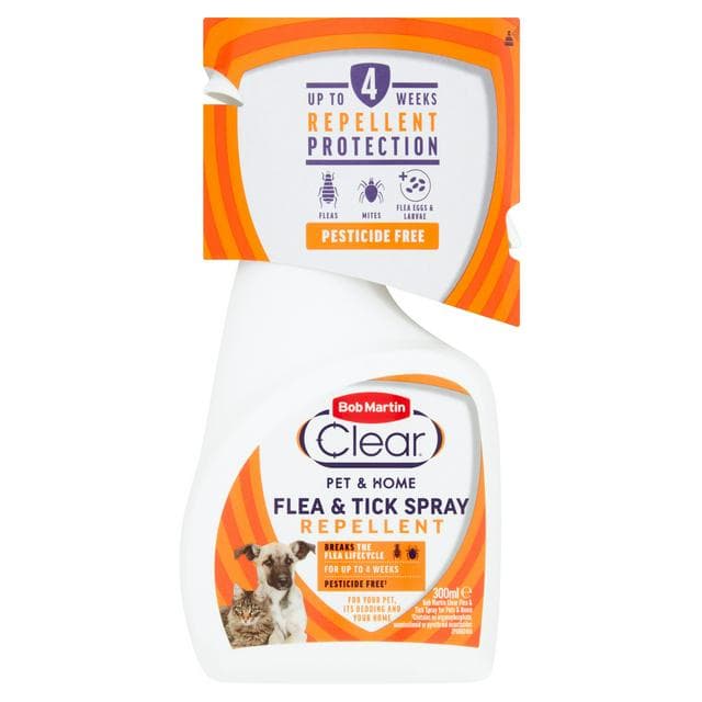 Bob Martin Clear Home & Furniture Flea & Tick Spray Repellent 300ml - gallery image 1