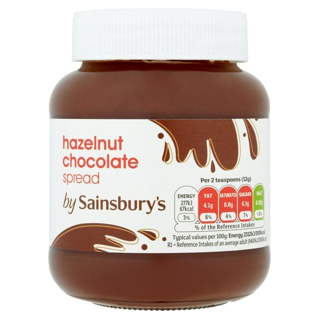 Sainsbury's Hazelnut Chocolate Spread 400g - gallery image 1