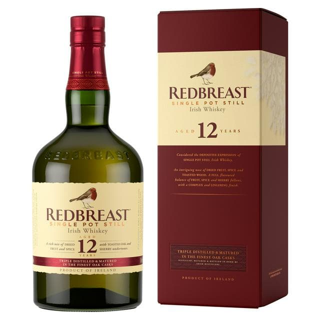Redbreast 12 Year Old Irish Whiskey 70cl - gallery image 1