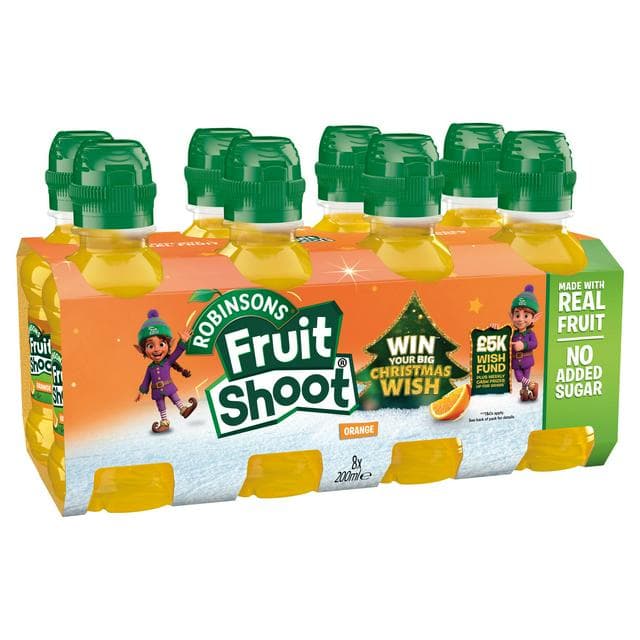 Fruit Shoot Orange Kids Juice Drink 8x200ml - gallery image 1