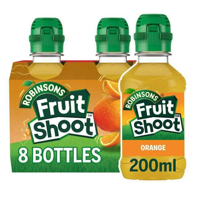 Fruit Shoot Orange Kids Juice Drink 8x200ml - gallery image 1