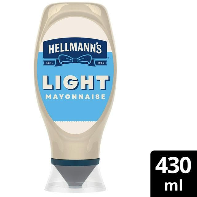 Hellmann's Light Squeezy Mayonnaise 430ml - gallery image 1