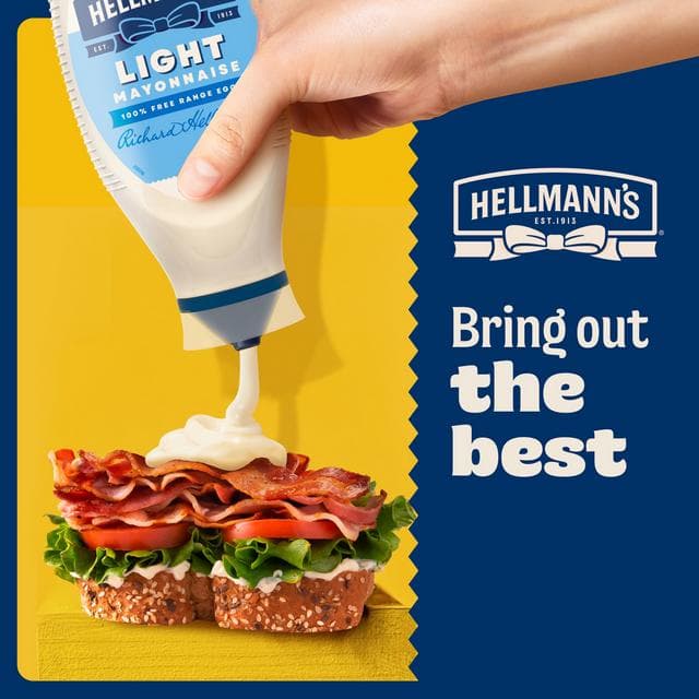 Hellmann's Light Squeezy Mayonnaise 430ml - gallery image 6