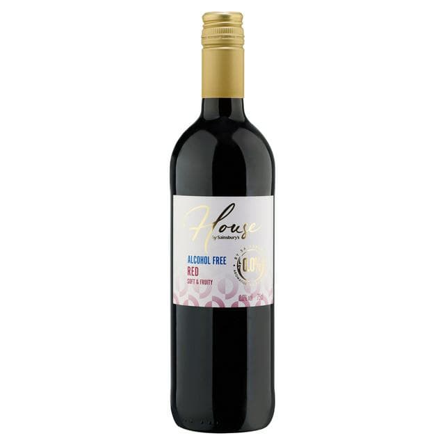 Sainsbury's 0.0% Alcohol Free Red Wine Based Drink 75cl - gallery image 1
